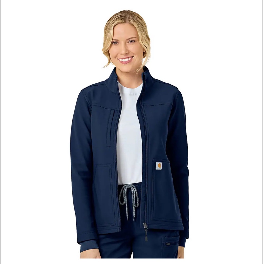 Brand New with Tags Women’s Rugged Flex Peak Bonded Fleece Scrub Jacket